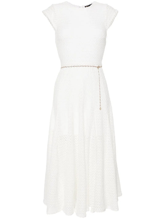 Crochet-Knit Maxi Dress