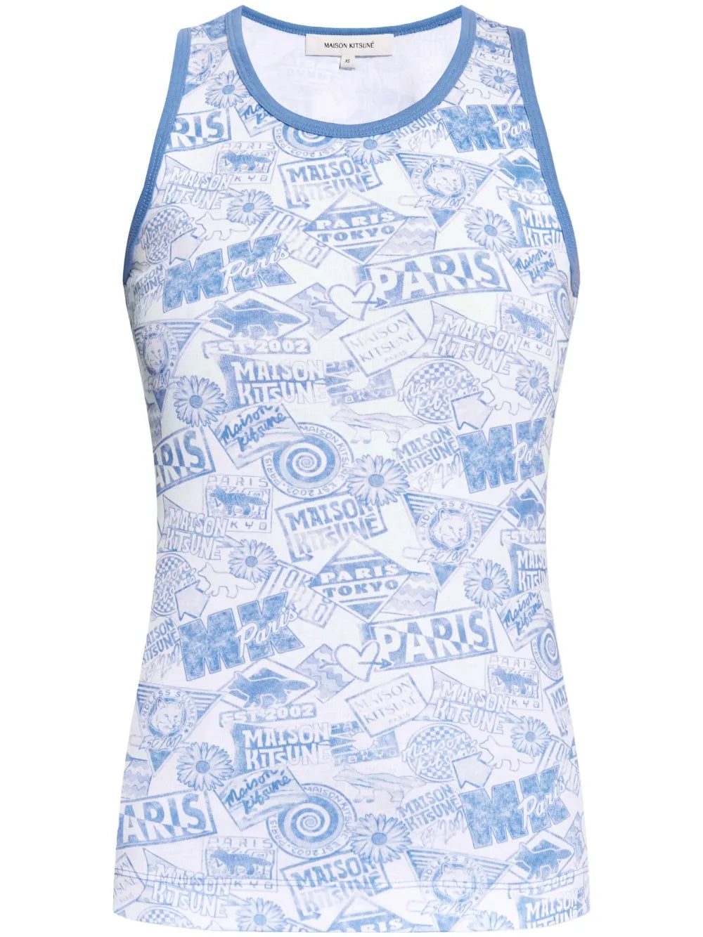 Surf Collage Cotton Tank Top