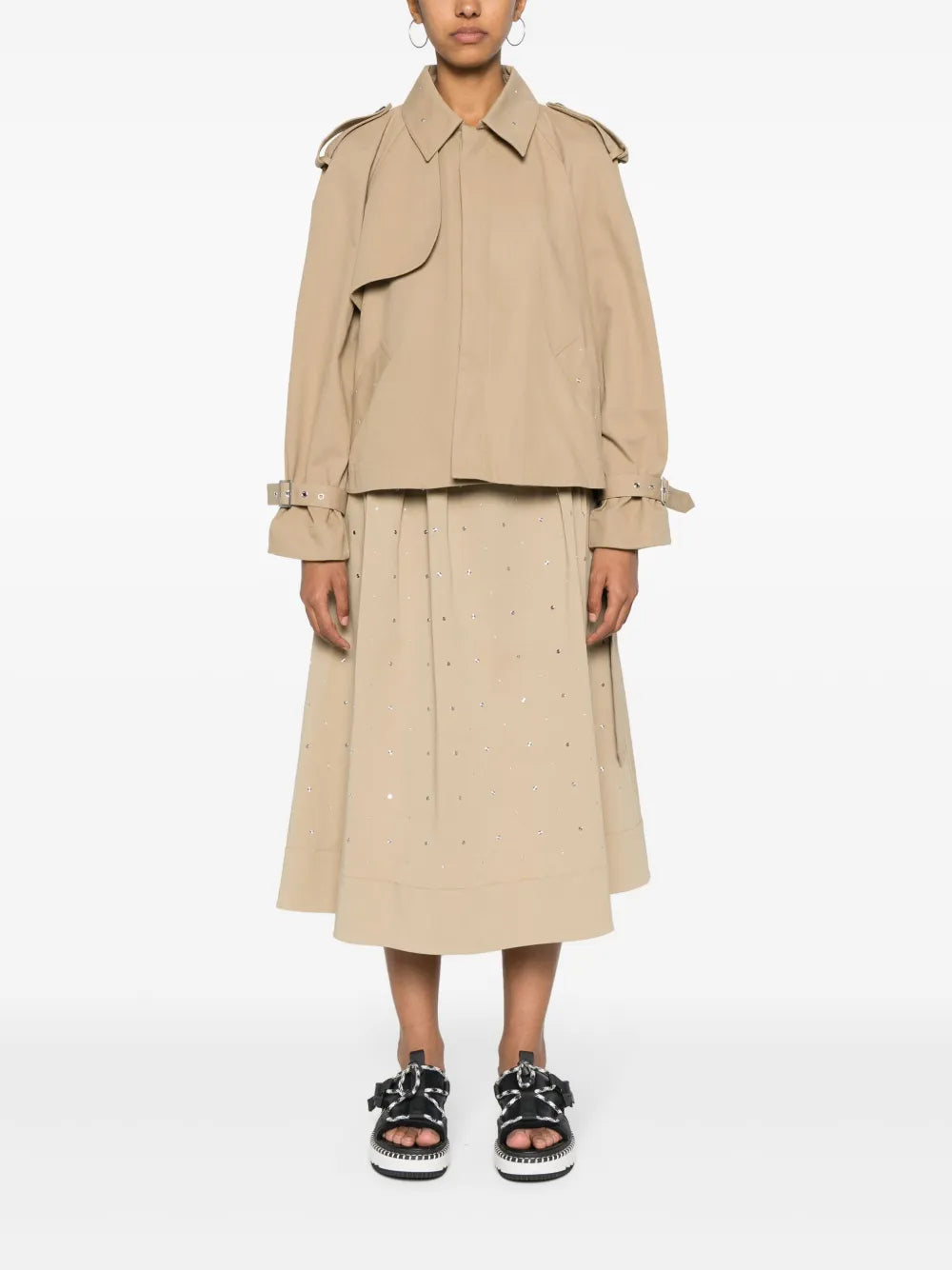 Studded Trench Coat