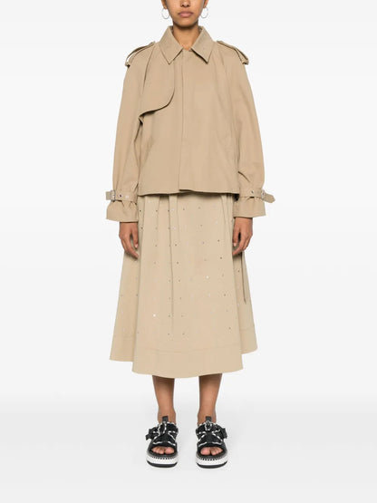 Studded Trench Coat