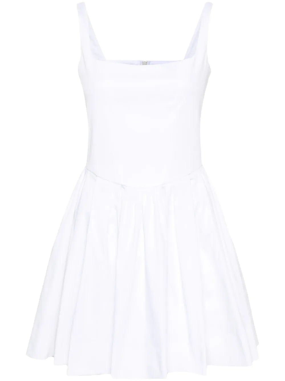 Pleated Sleeveless Mini Dress