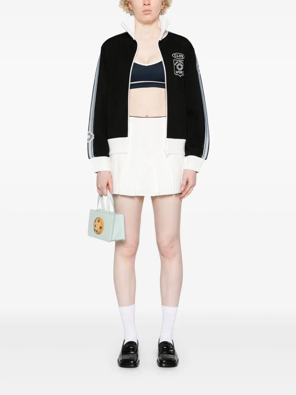 Pleated Mini Skirt