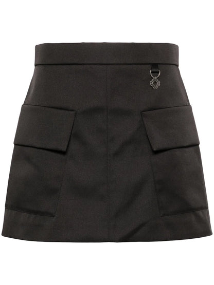 Satin Mini Skirt