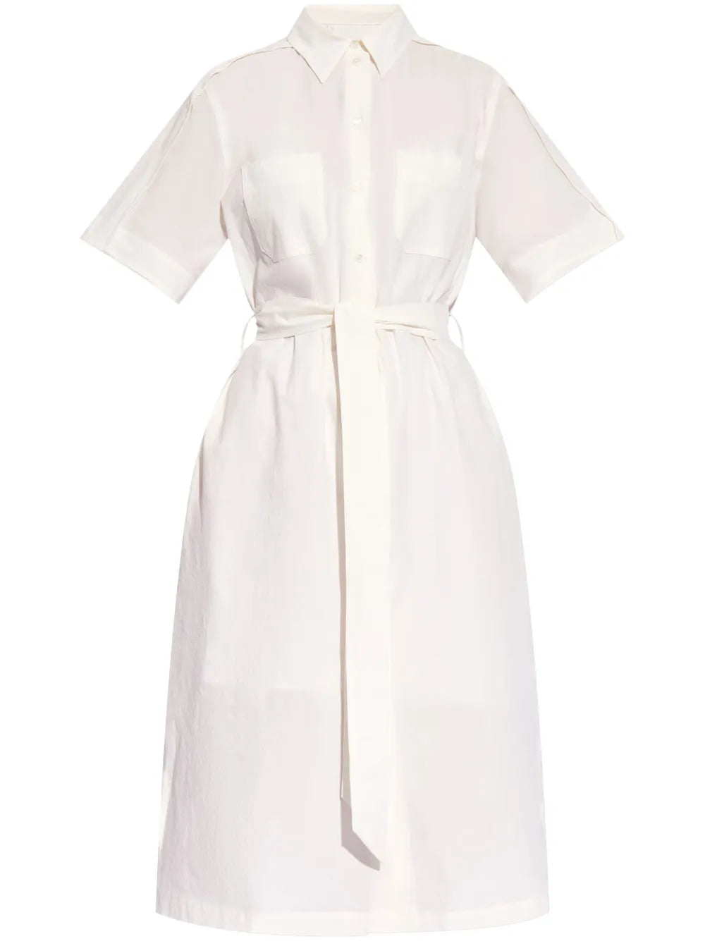 Belted Cotton Shirtdress