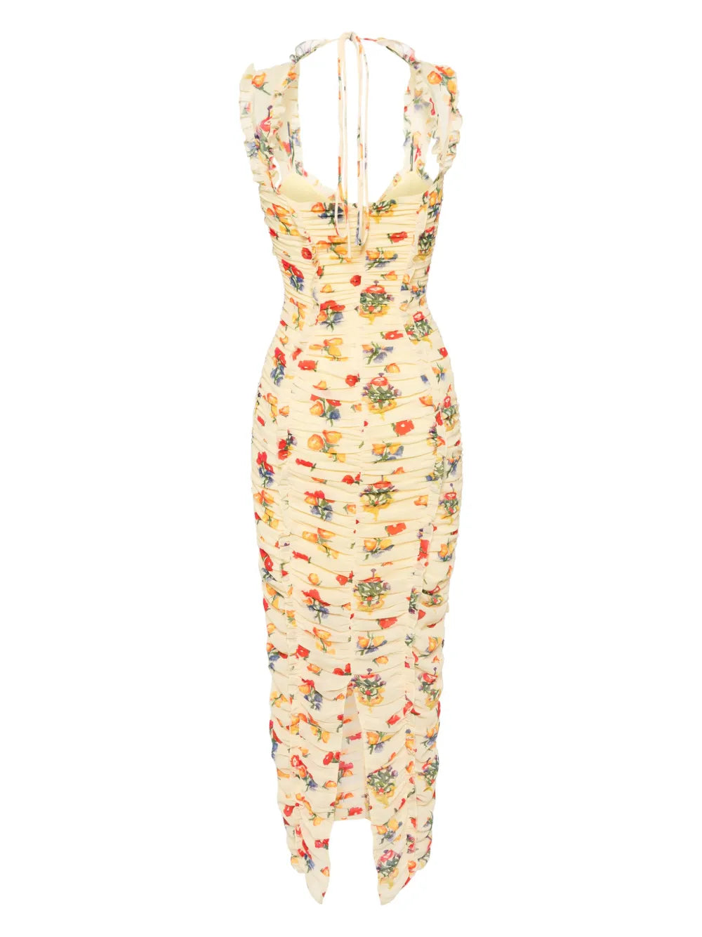 Pampapato Floral-Print Midi Dress