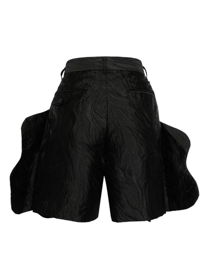 Wave-Jacquard Shorts