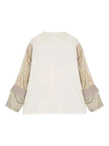 Panelled Colour-Block T-Shirt