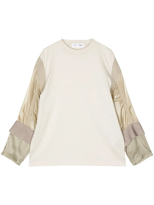 Panelled Colour-Block T-Shirt
