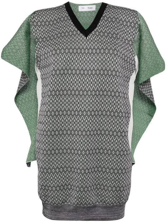 Geometric-Intarsia Vest