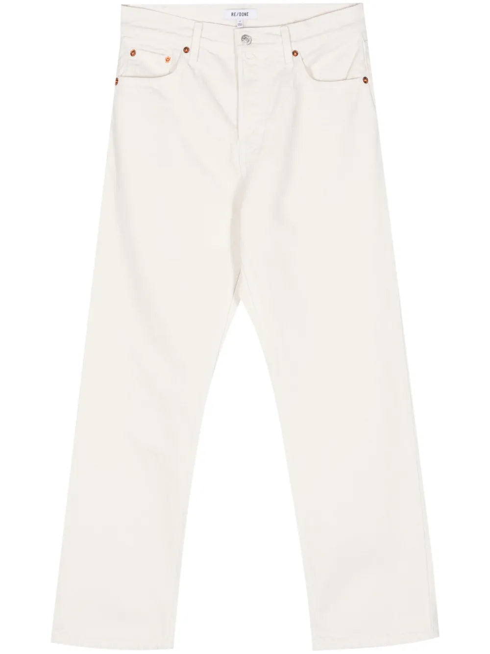 Easy Straight-Leg Cropped Jeans