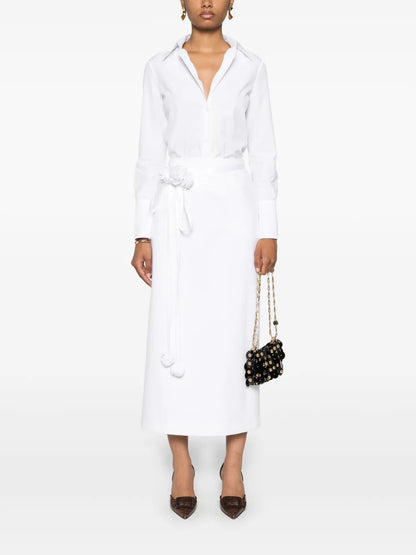 Belted Midi Skirt