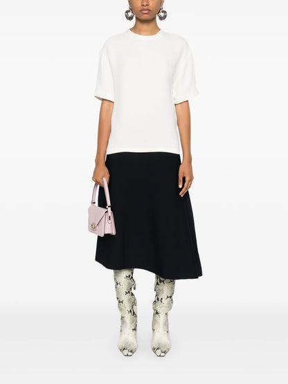 Crew-Neck Silk T-Shirt