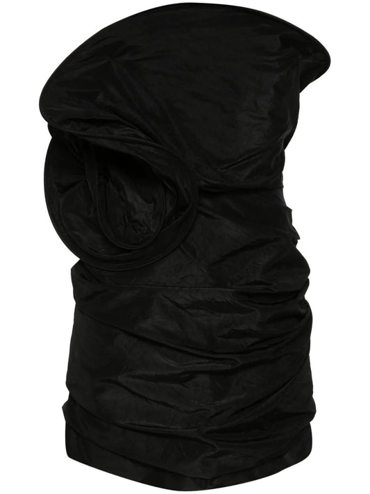 3D-Rose Taffeta Mini Dress