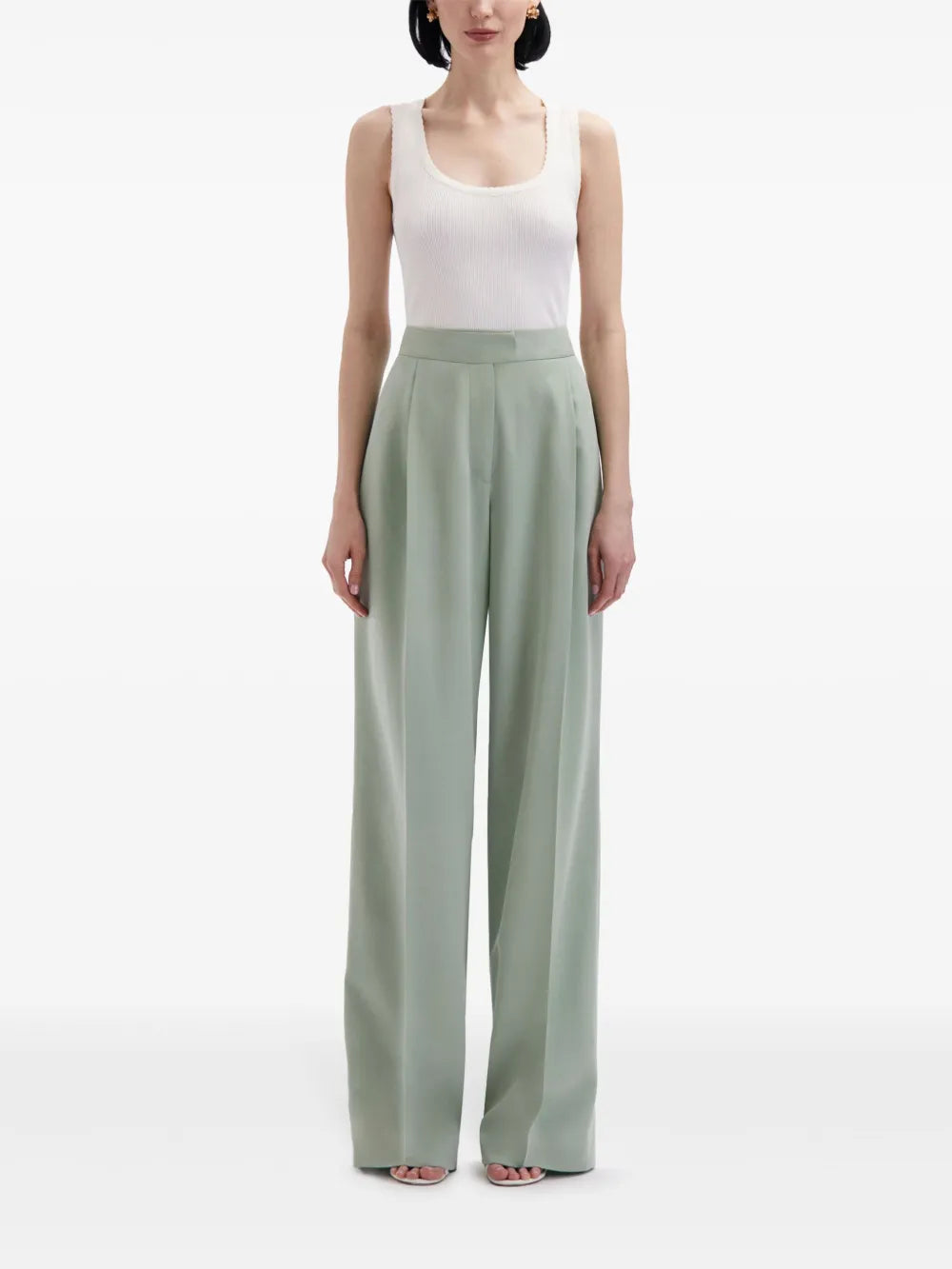 Georgette Silk Tailored Trousers