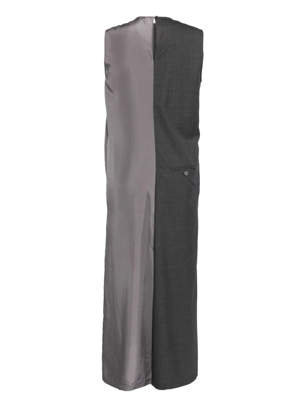 Panelled Sleeveless Maxi Dress