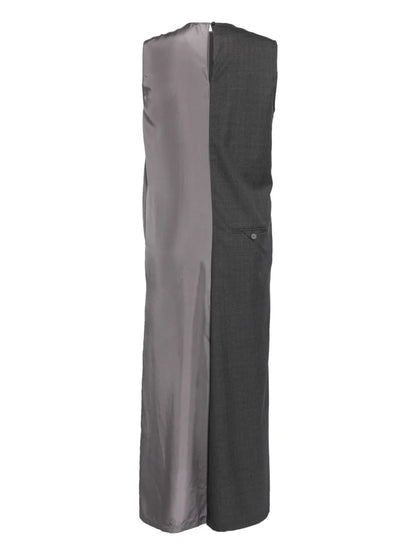 Panelled Sleeveless Maxi Dress