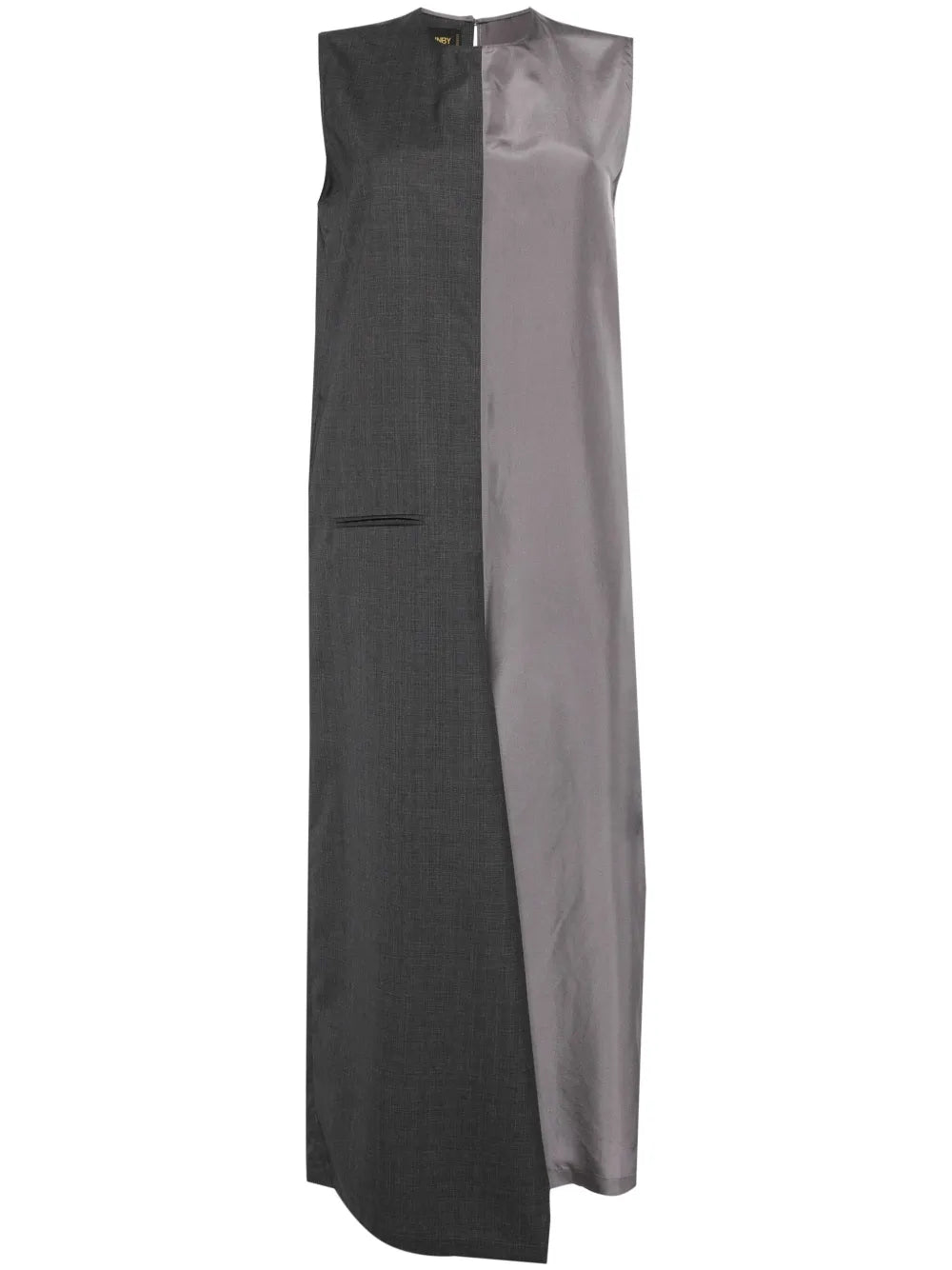 Panelled Sleeveless Maxi Dress