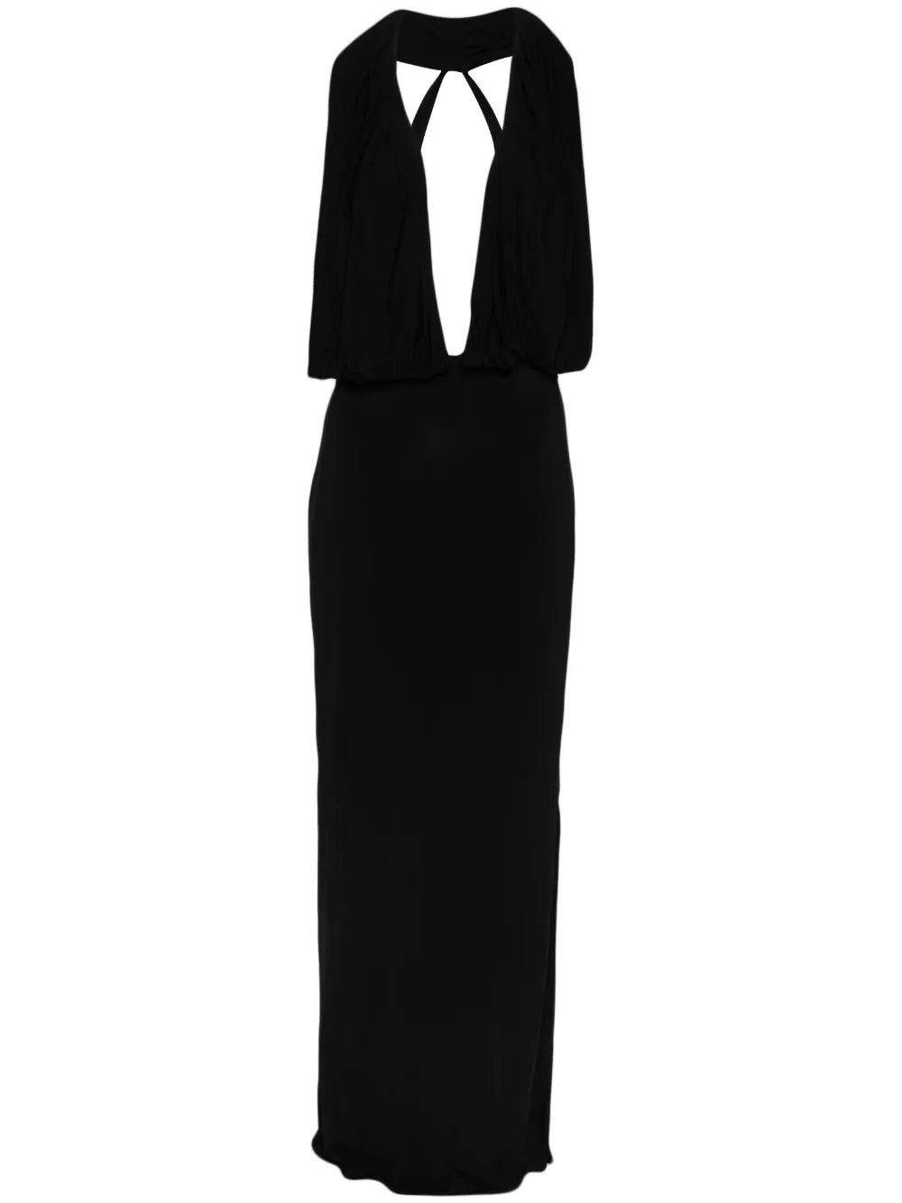 Open-Back Jersey Gown