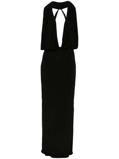 Open-Back Jersey Gown