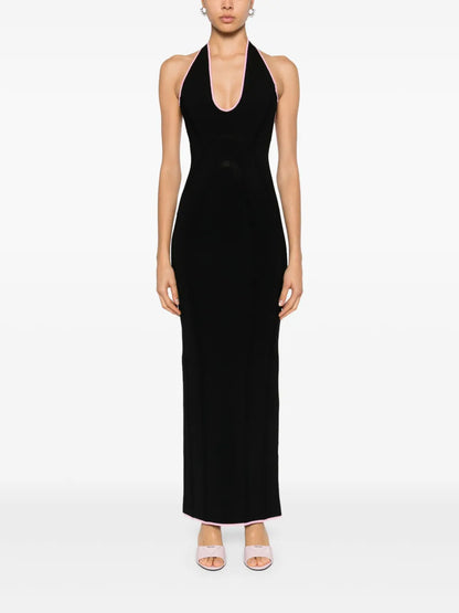 India Halterneck Midi Dress