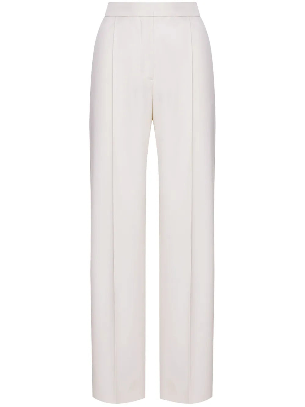 Pleat-Detailing Wool-Blend Trousers