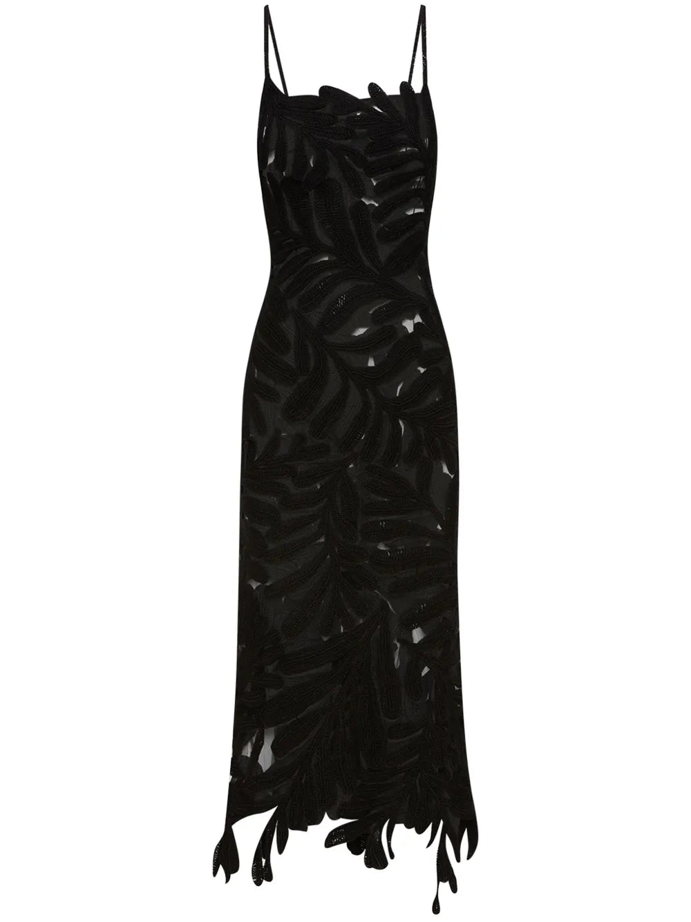 Fern Crochet-Knit Midi Dress