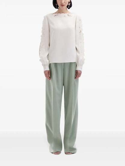 Guipure-Lace Blouse