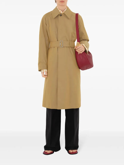 Belted Cotton Trench Coat