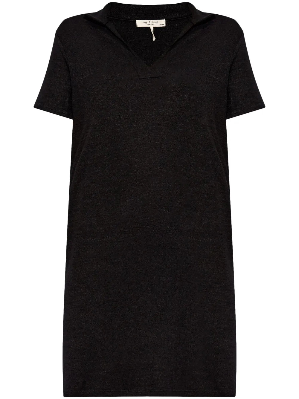 V-Neck Short-Sleeved Dress