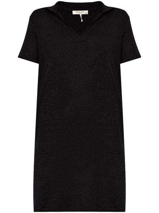 V-Neck Short-Sleeved Dress