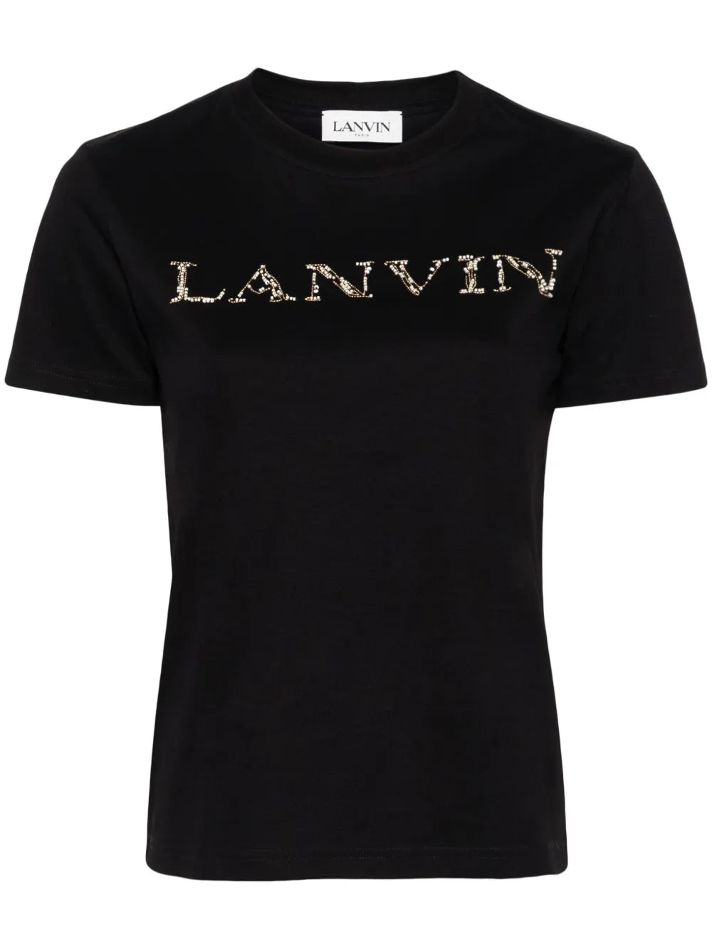 Beaded Logo-Embroidered T-Shirt