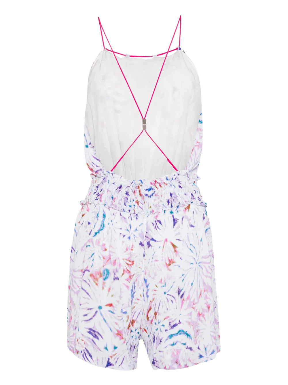 Graphic-Print Playsuit
