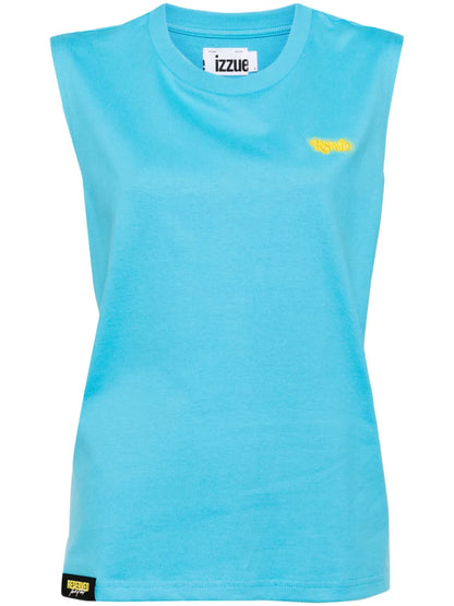 Graphic-Print Cotton Tank Top