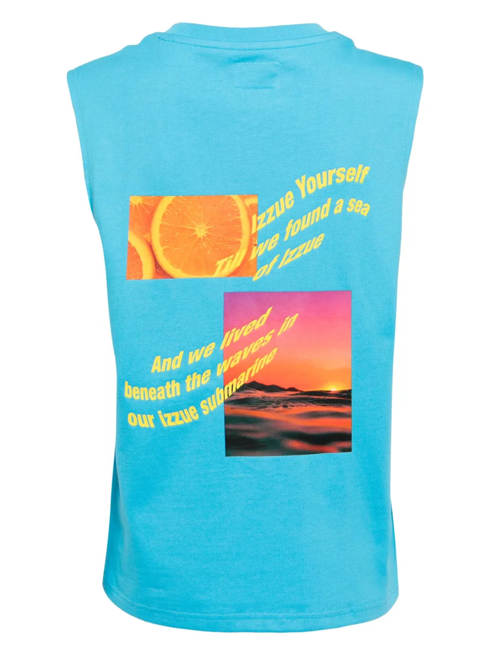 Graphic-Print Cotton Tank Top
