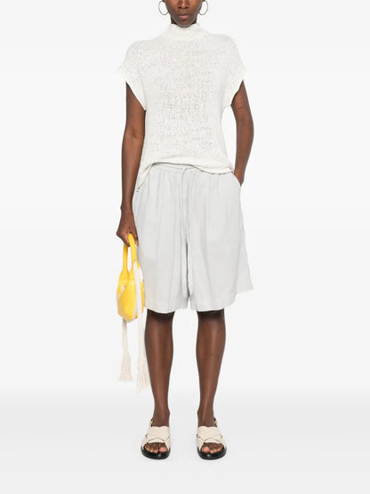 Voile Drop-Crotch Shorts