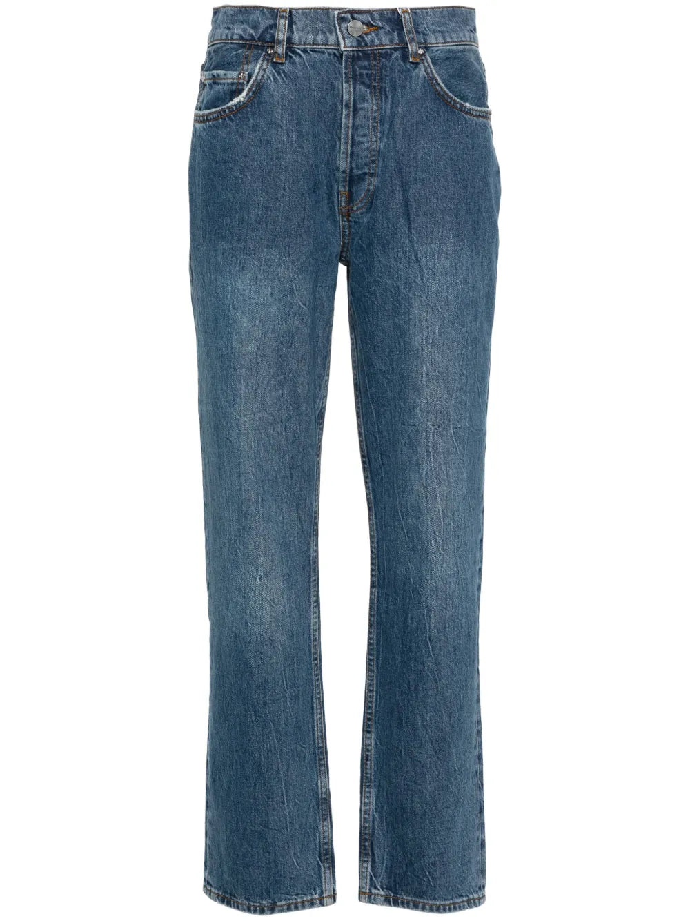 Logo-Patch Boyfriend Jeans