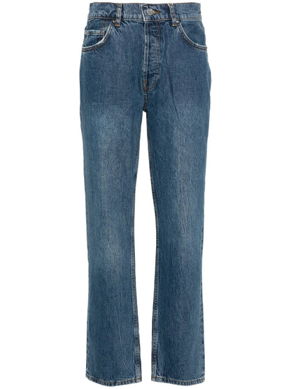 Logo-Patch Boyfriend Jeans