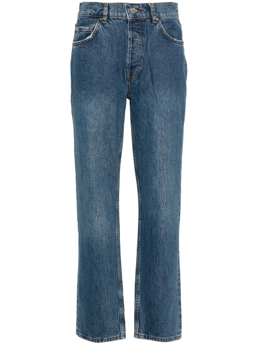 Logo-Patch Boyfriend Jeans
