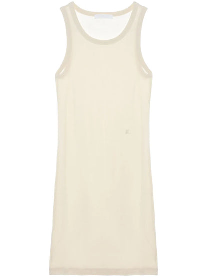 Fine-Ribbed Tank Minidress