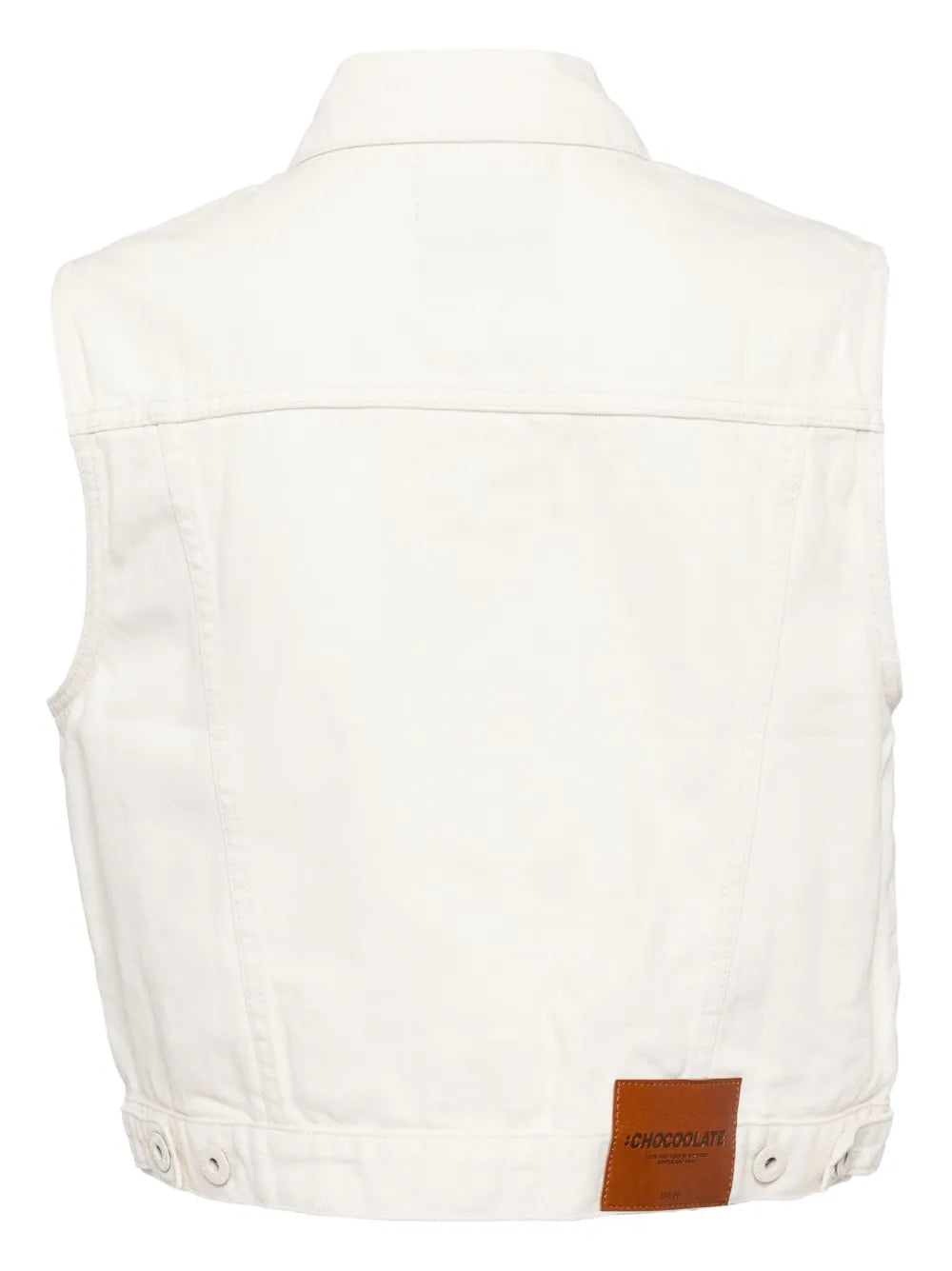 Logo-Appliqué Cotton Vest