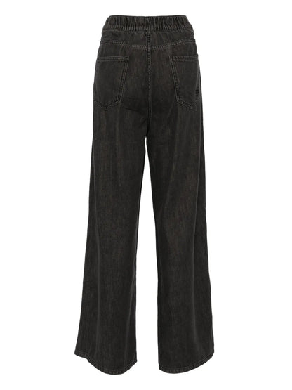 Mid-Rise Wide-Leg Jeans