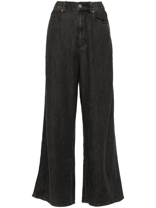 Mid-Rise Wide-Leg Jeans