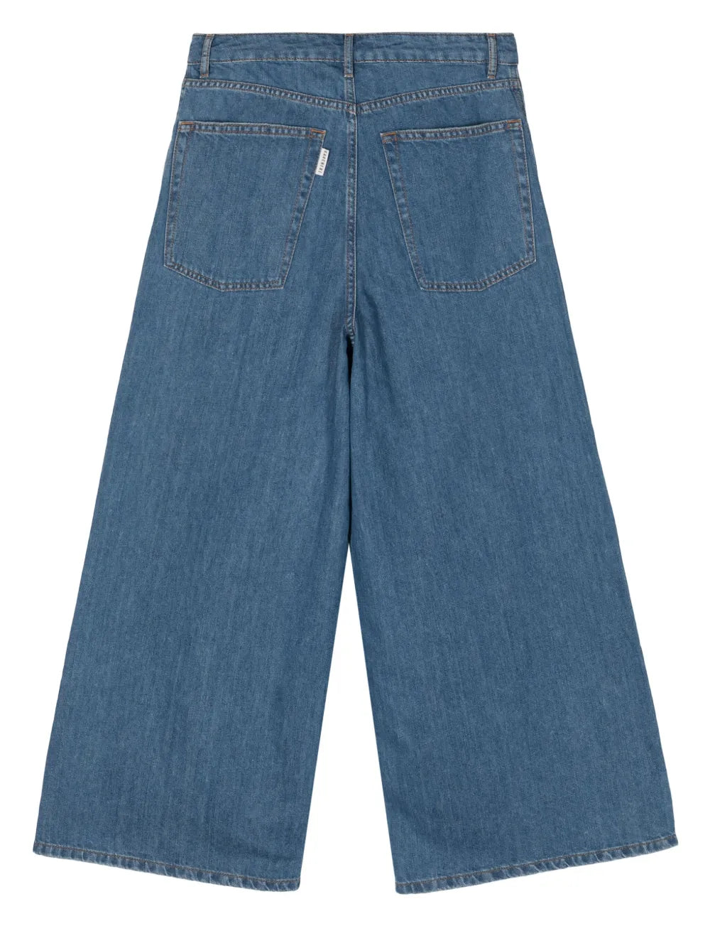 Mid-Rise Wide-Leg Trousers