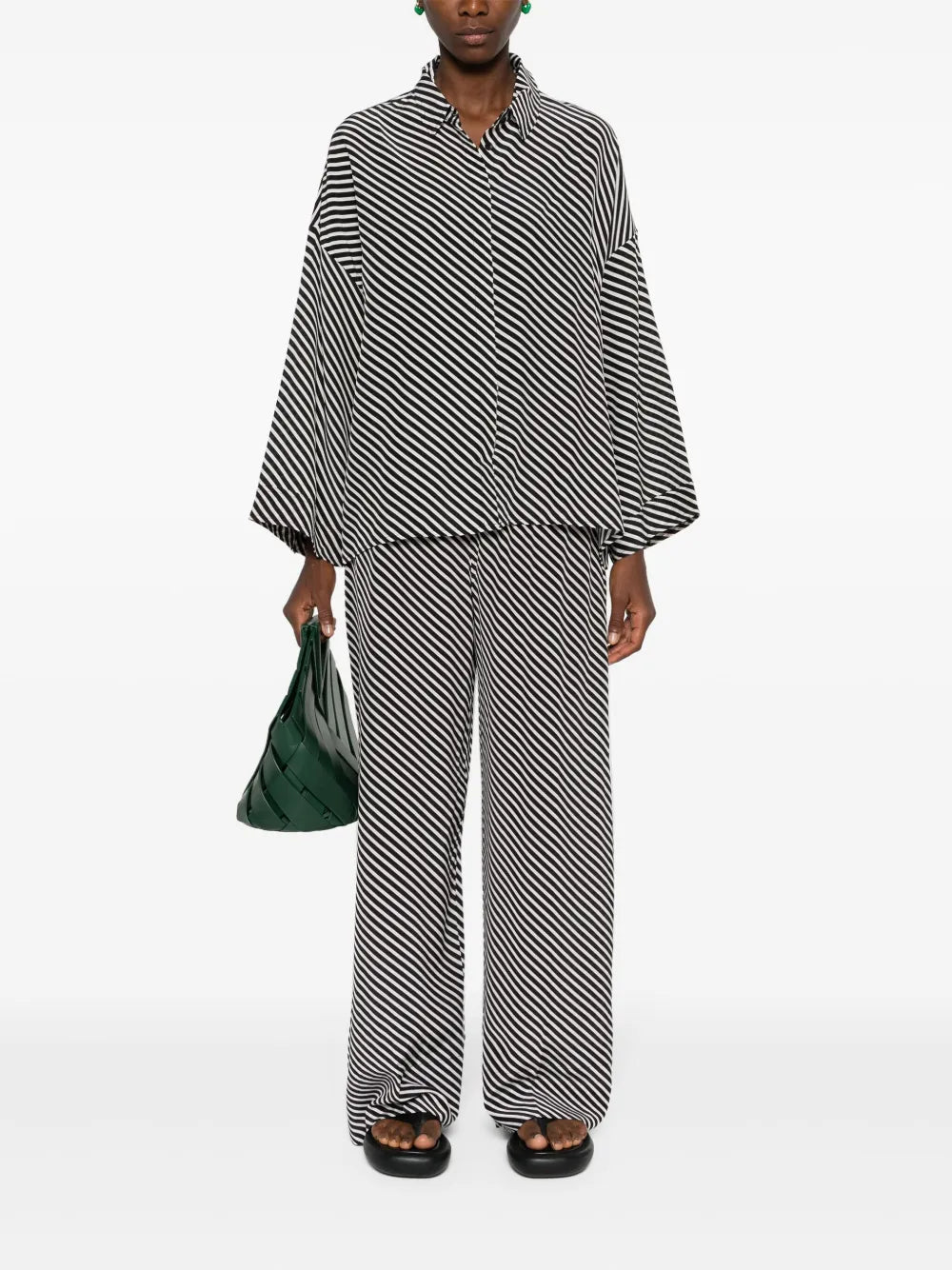 Monforte Mid-Rise Straight-Leg Trousers