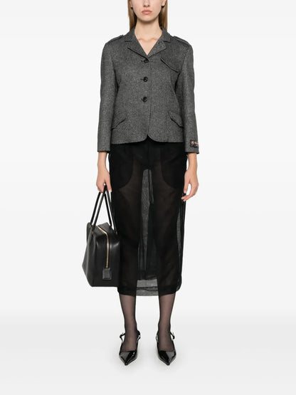 Mélange-Effect Jacket