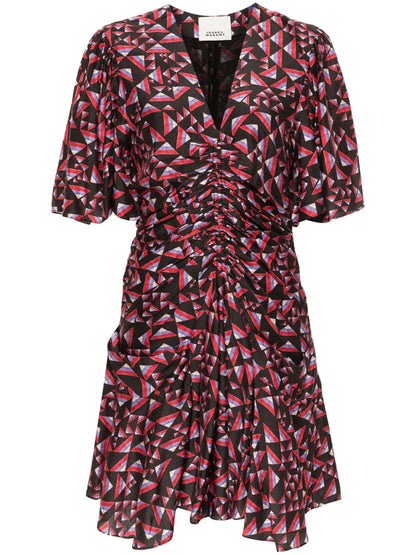 Lienne Ruched Mini Dress