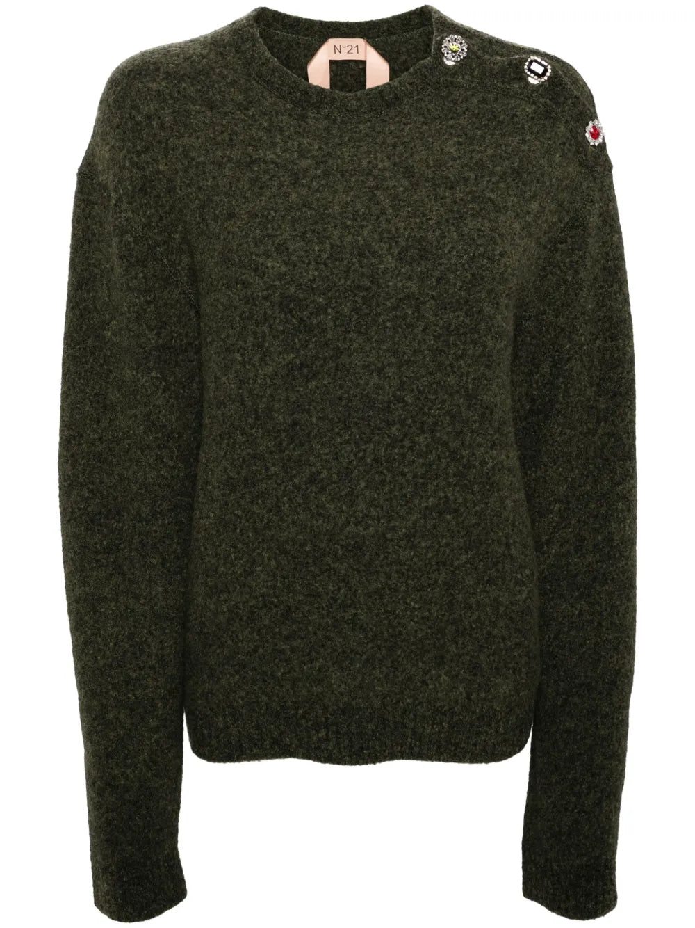Crystal-Embellished Sweater