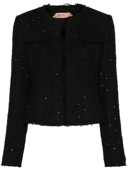 Crystal-Embellished Jacket