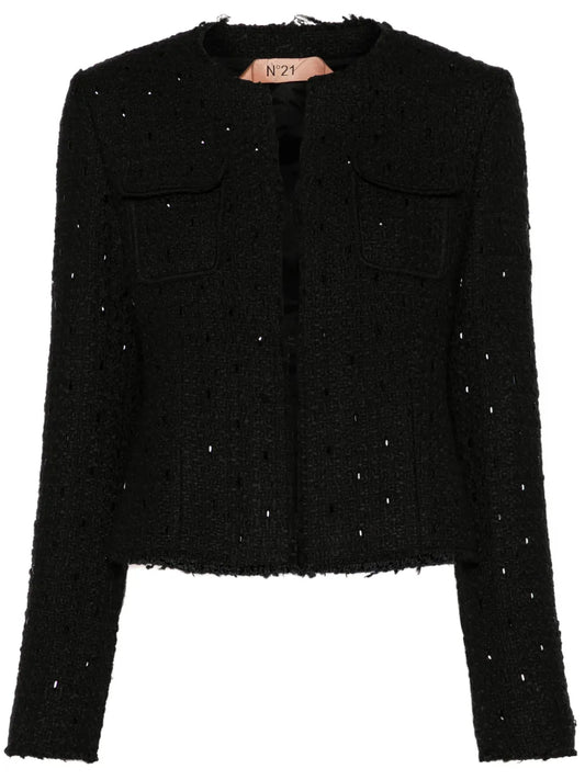 Crystal-Embellished Jacket