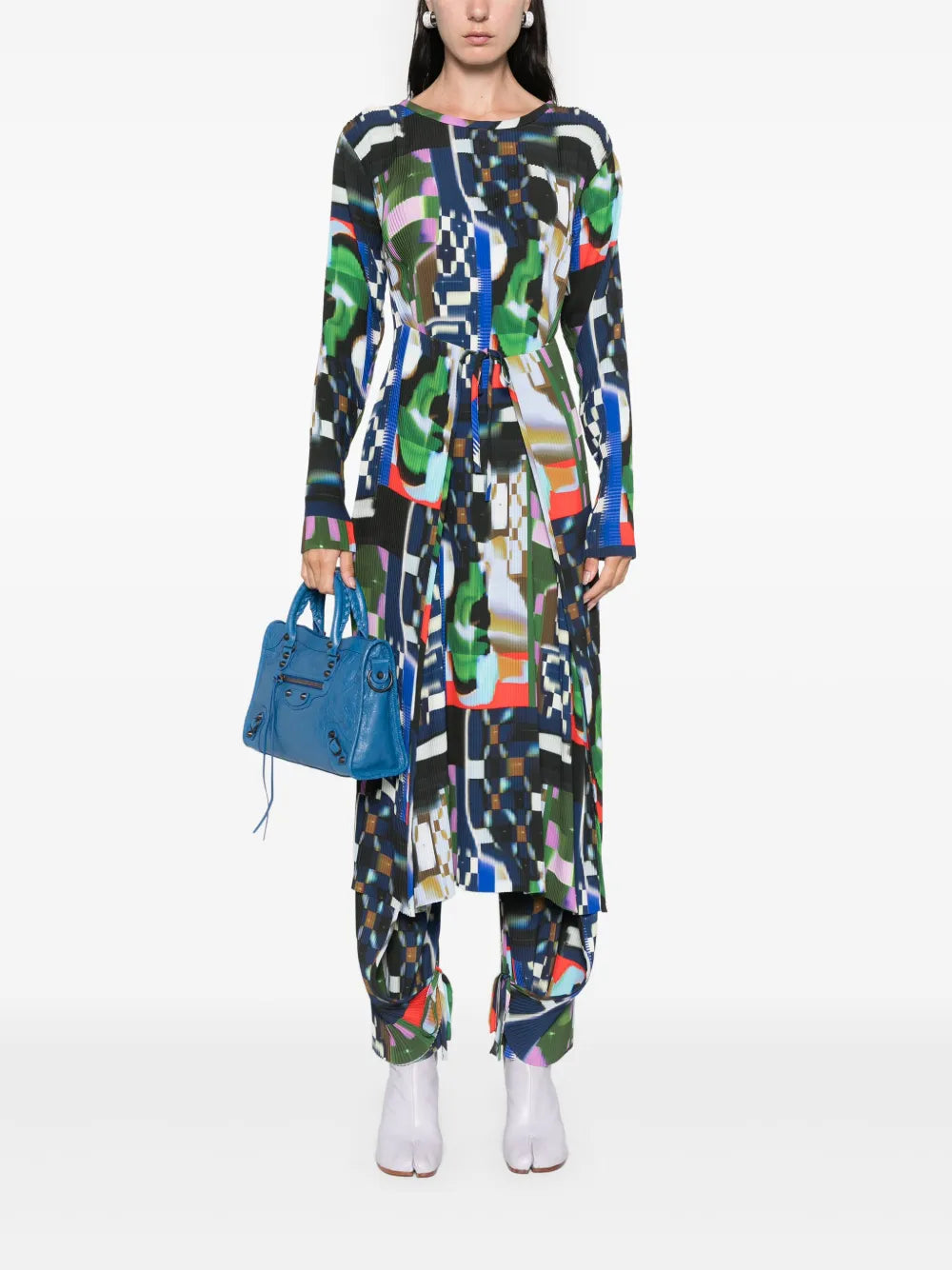 Knight Plissé Midi Dress